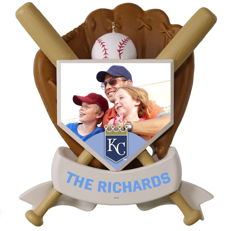 hallmark MLB Kansas City Royals™ Baseball Personalized Ornament Custom Photo and Text