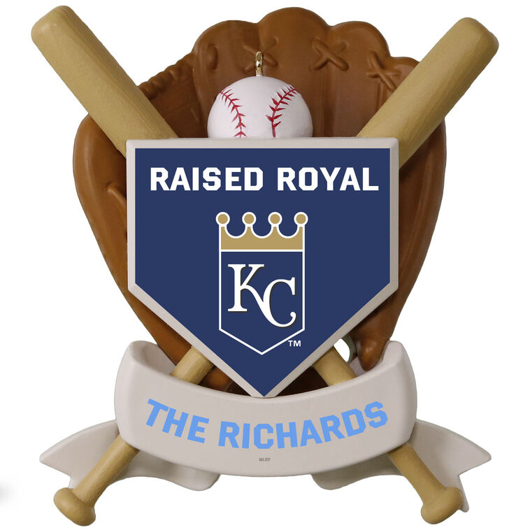 hallmark MLB Kansas City Royals™ Baseball Personalized Ornament Custom Text