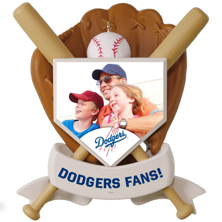 hallmark MLB Los Angeles Dodgers™ Baseball Personalized Ornament Custom Photo and Text