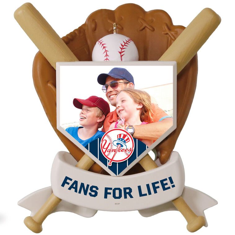 hallmark MLB New York Yankees™ Baseball Personalized Ornament Custom Photo and Text