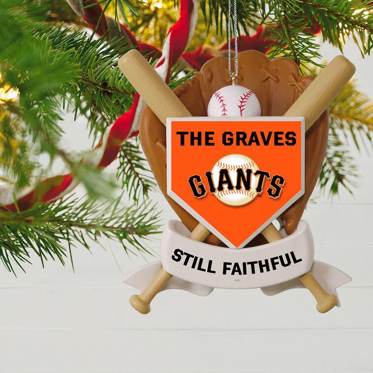 Hallmark MLB San Francisco Giants™ Baseball Personalized Ornament Custom Text