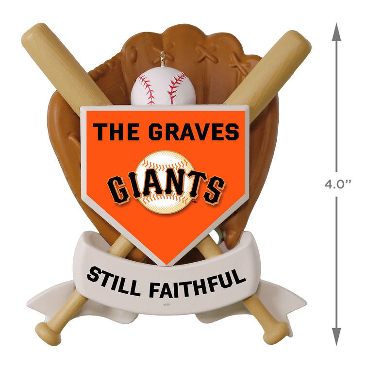 Hallmark MLB San Francisco Giants™ Baseball Personalized Ornament Custom Text