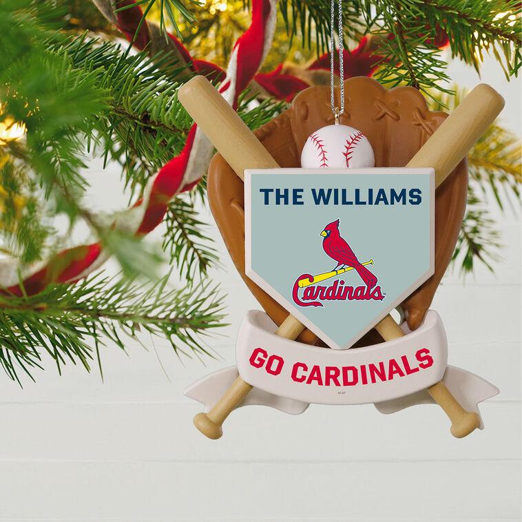 Hallmark MLB St. Louis Cardinals™ Baseball Personalized Ornament Custom Text