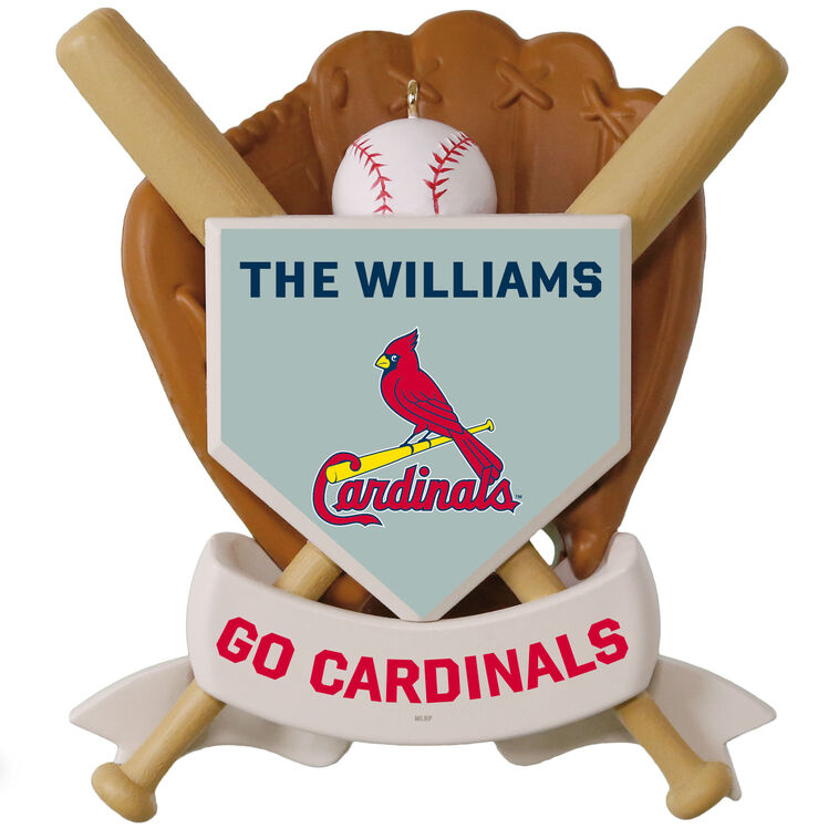 hallmark MLB St. Louis Cardinals™ Baseball Personalized Ornament Custom Text