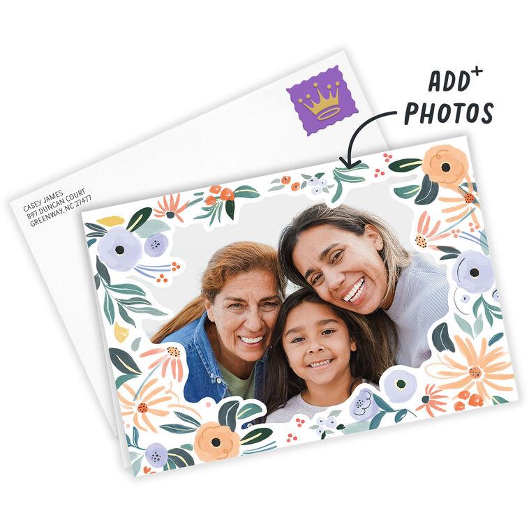 Hallmark Modern Blooms Frame Custom Mother's Day Card