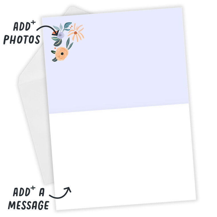 Hallmark Modern Blooms Frame Custom Mother's Day Card