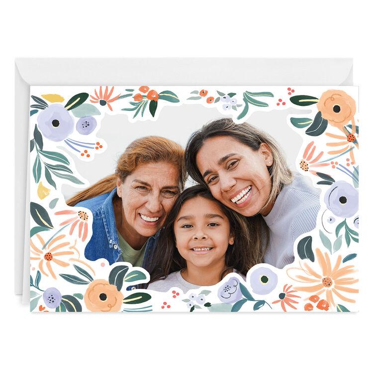 hallmark Modern Blooms Frame Custom Mother's Day Card