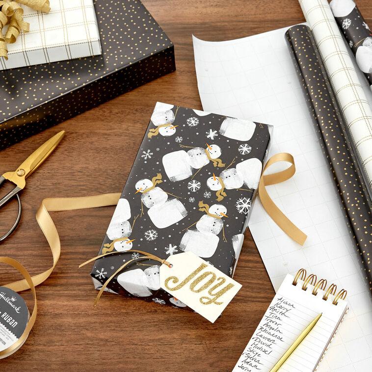 Hallmark Modern Holiday 3-Pack Wrapping Paper Assortment 120 Sq. Ft