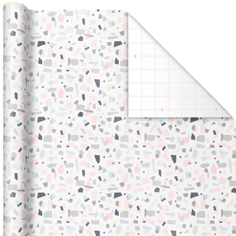 Hallmark Modern Muted 3-Pack Wrapping Paper 55 Sq. Ft. Total