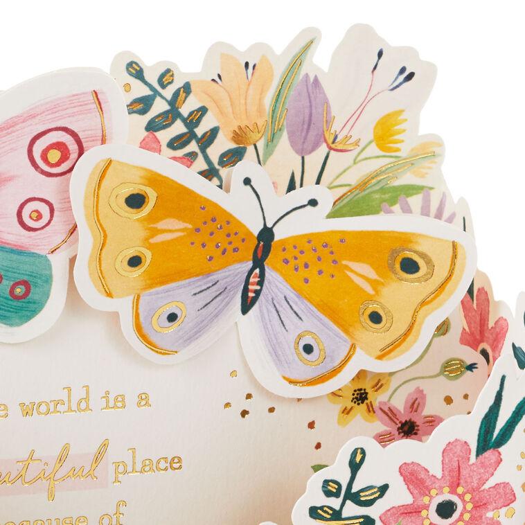 Hallmark Moms Make The World Beautiful 3D Pop-Up Card
