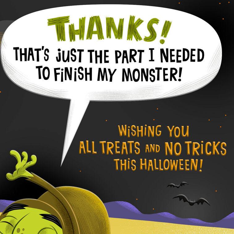 Hallmark Monster Mash Finger Prank Funny Halloween Card