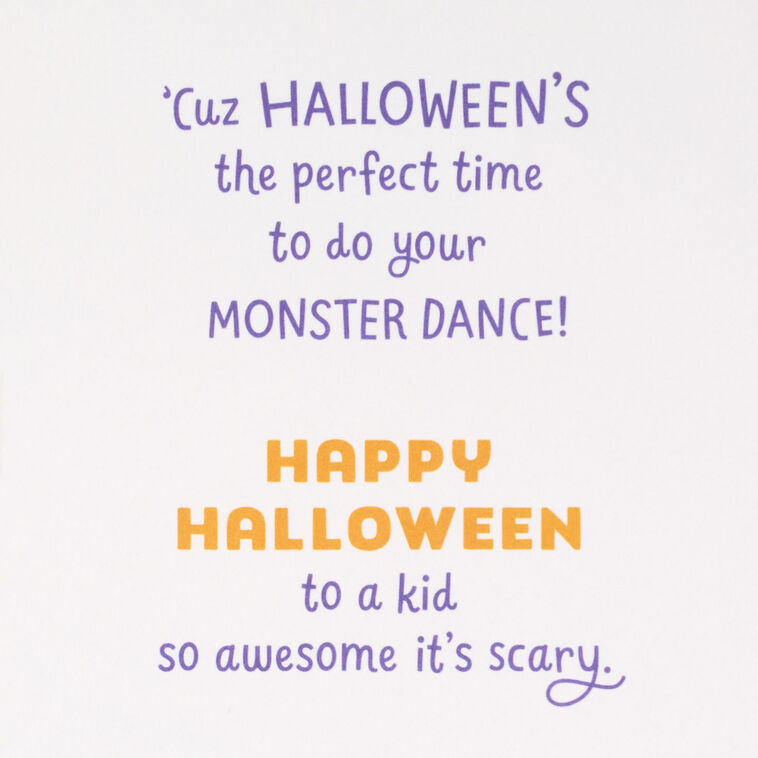 Hallmark Monster Mash Musical Halloween Card For Kids