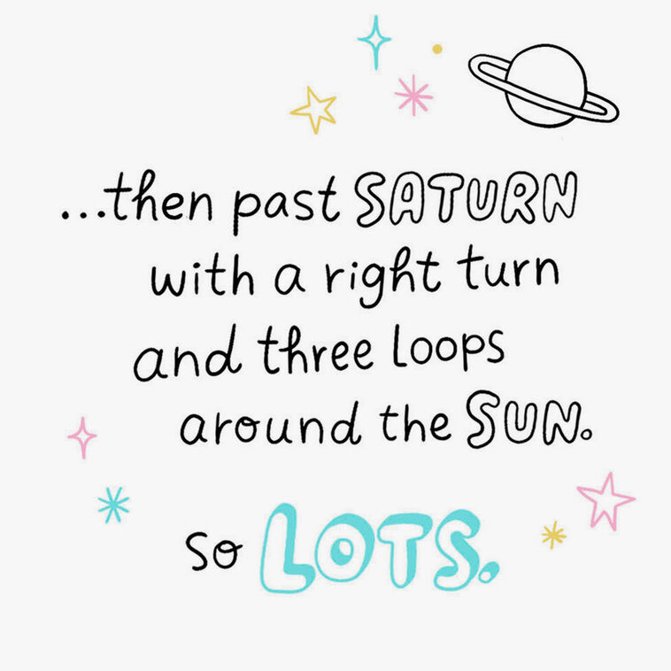 Hallmark Moon Stars And Heart Doodles Love Card For Kids