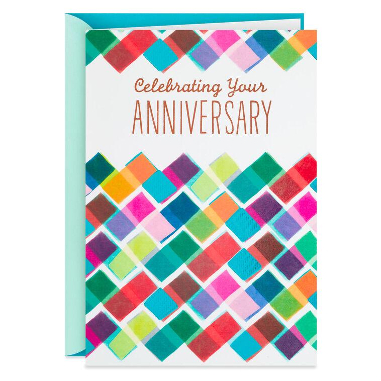 hallmark More Memories More Joy More Good Stuff Anniversary Card