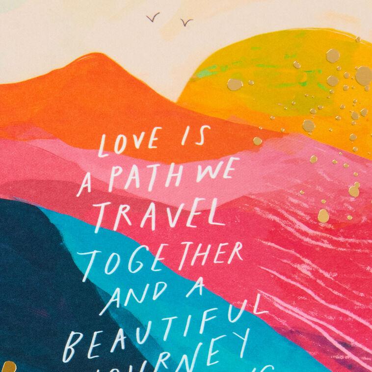 Hallmark Morgan Harper Nichols Beautiful Journey Anniversary Card For Couple