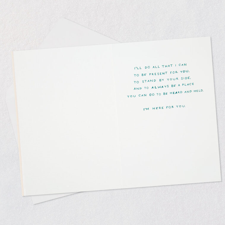 Hallmark Morgan Harper Nichols I'm Here For You Encouragement Card
