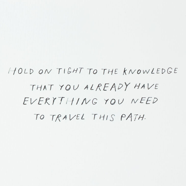 Hallmark Morgan Harper Nichols Strength On Your Journey Encouragement Card