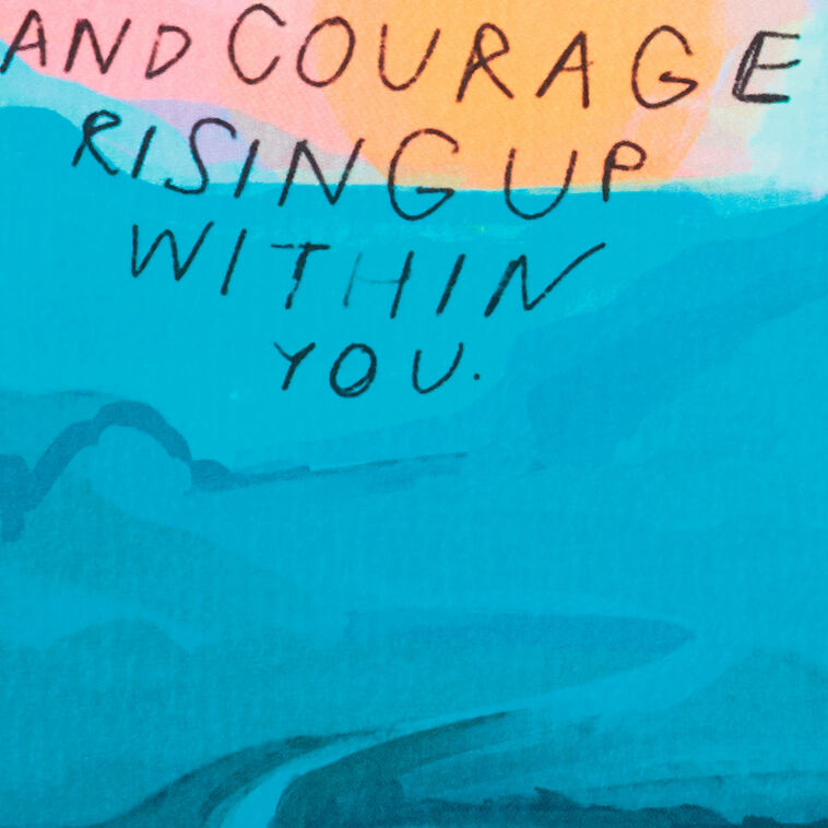 Hallmark Morgan Harper Nichols Strength On Your Journey Encouragement Card