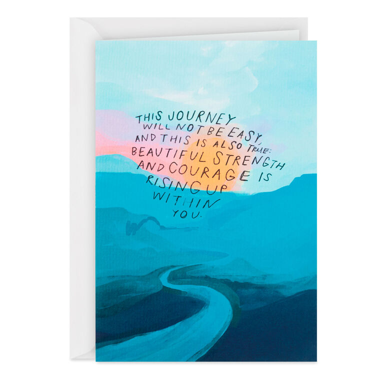 hallmark Morgan Harper Nichols Strength on Your Journey Encouragement Card