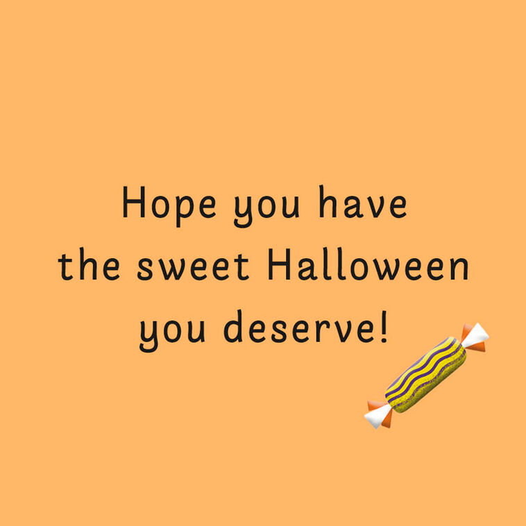 Hallmark Most Important Food Group Is Candy Halloween Card