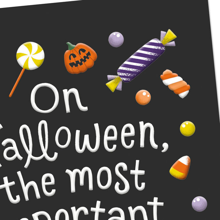 Hallmark Most Important Food Group Is Candy Halloween Card