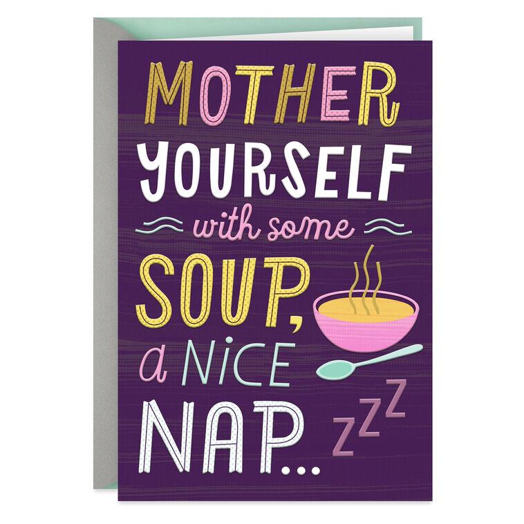 hallmark Mother Yourself Bubbeleh Funny Get Well Card