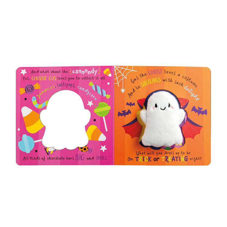 Hallmark Mud Pie Gus The Ghost Plush Halloween Board Book