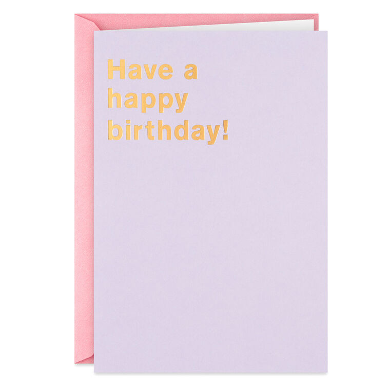 hallmark My Brilliant Suggestions Funny Birthday Card
