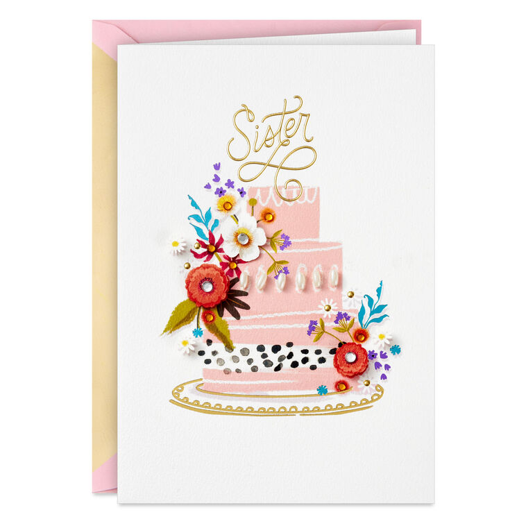 hallmark My Favorite Memories Birthday Card for Sister