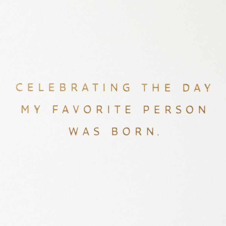 Hallmark My Favorite Person Hearts And Flowers Birthday Card