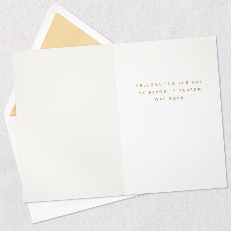 Hallmark My Favorite Person Hearts And Flowers Birthday Card
