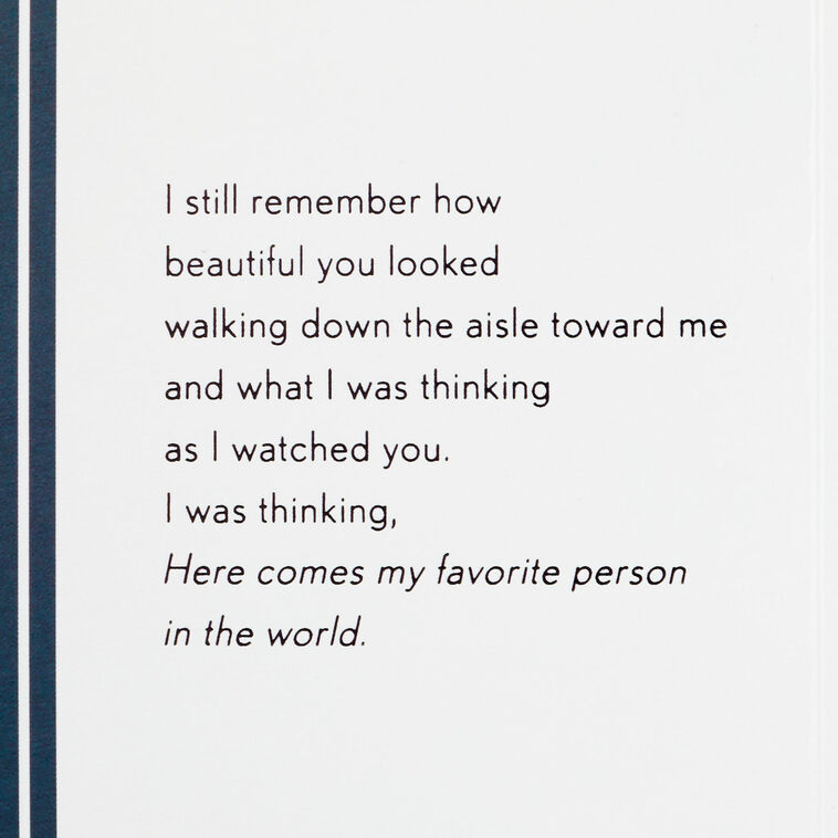 Hallmark My Favorite Person In The World Anniversary Card For Wife