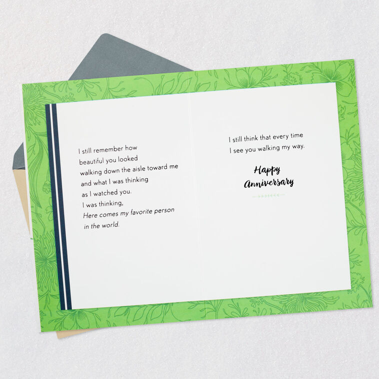 Hallmark My Favorite Person In The World Anniversary Card For Wife