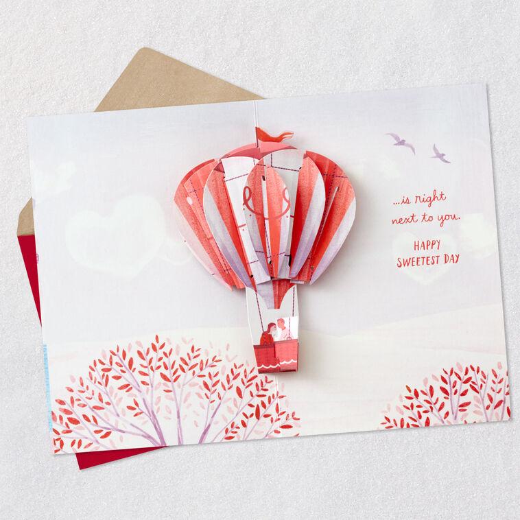Hallmark My Favorite Place Romantic 3D Pop-Up Sweetest Day Card