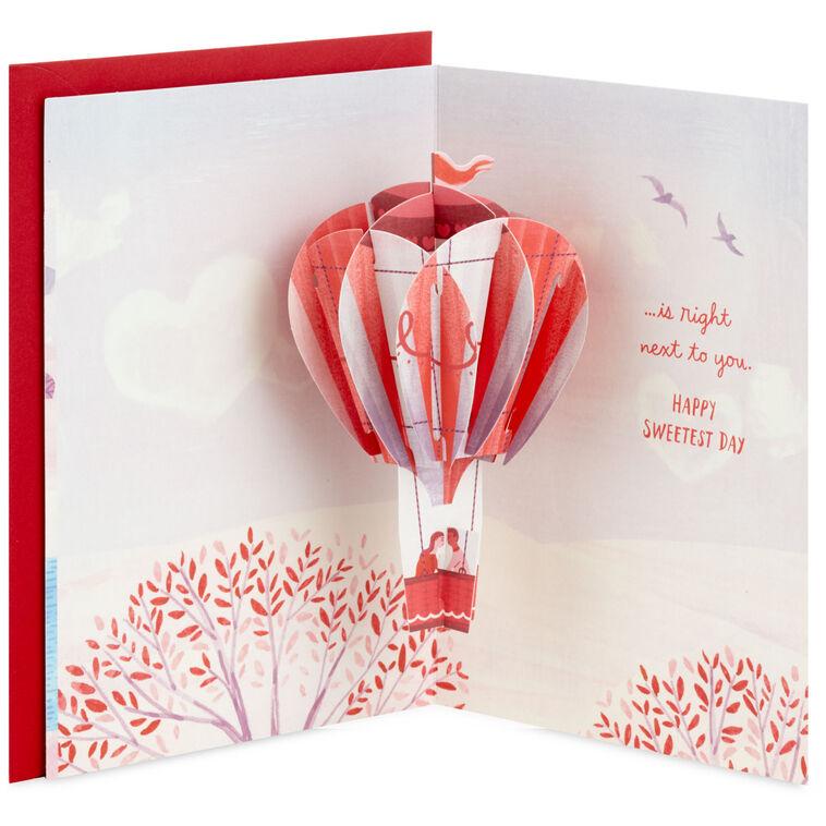 hallmark My Favorite Place Romantic 3D Pop-Up Sweetest Day Card