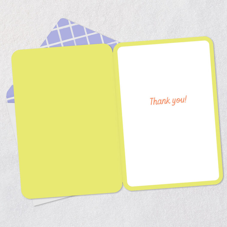Hallmark My Gratitude Squisheth Over Thank You Card