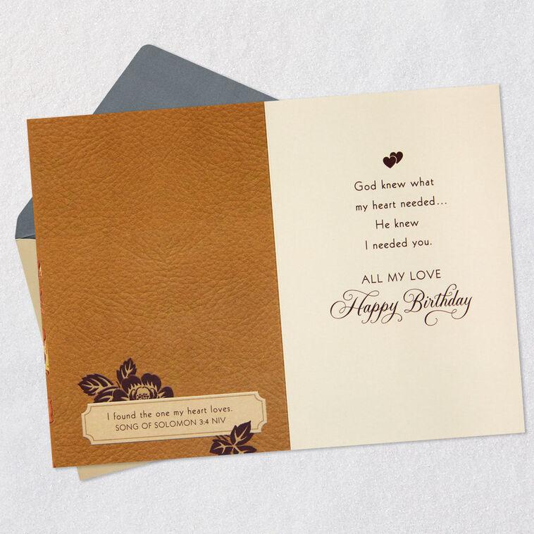 Hallmark My Heart Feels Home Religious Birthday Card For Husband