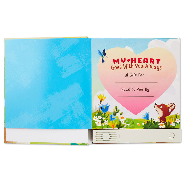 Hallmark My Heart Goes With You Always Recordable Storybook