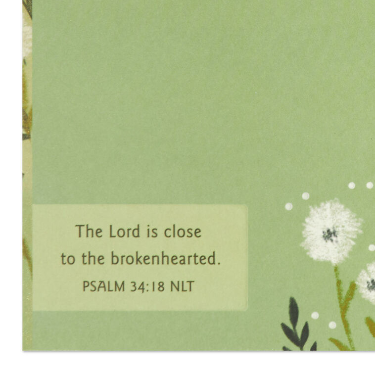 Hallmark My Heart Grieves With You Religious Sympathy Card For Loss Of Baby