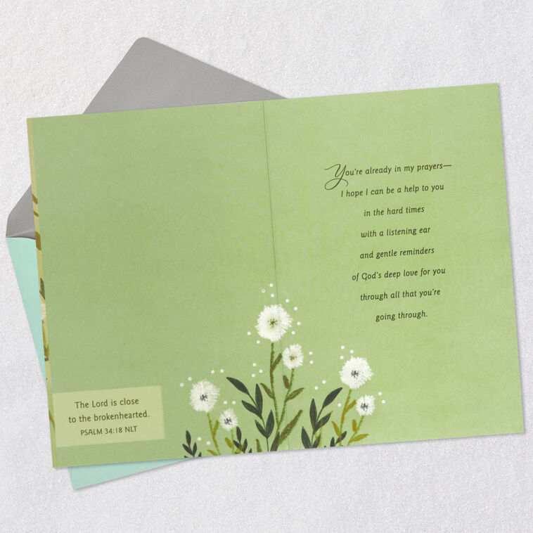 Hallmark My Heart Grieves With You Religious Sympathy Card For Loss Of Baby