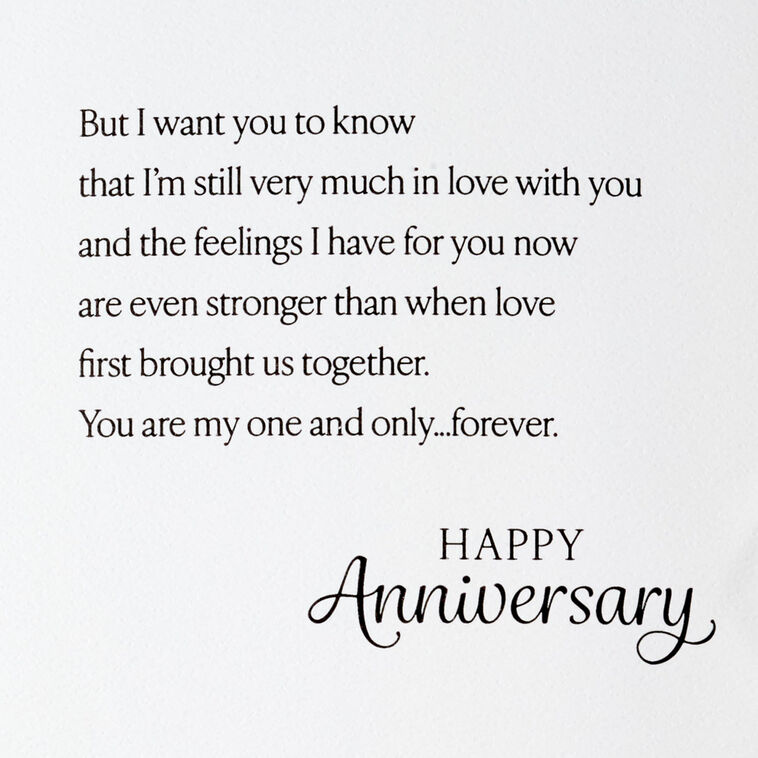 Hallmark My Heart Is Yours Romantic Anniversary Card