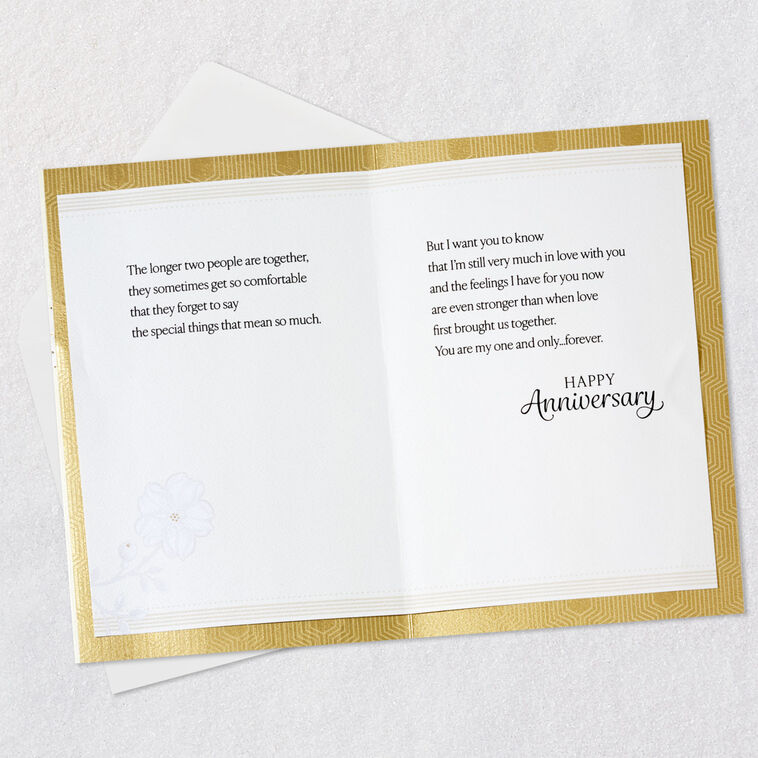 Hallmark My Heart Is Yours Romantic Anniversary Card
