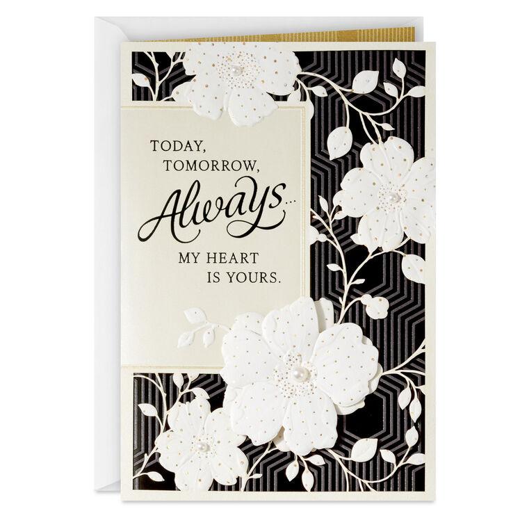 hallmark My Heart Is Yours Romantic Anniversary Card
