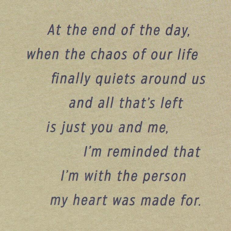 Hallmark My Home My Heart My Husband Anniversary Card