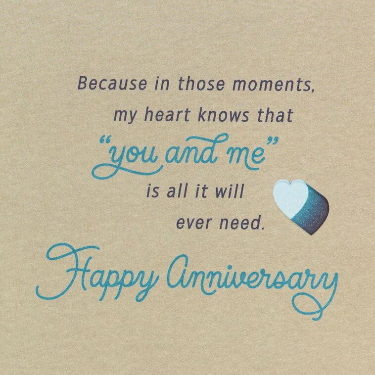 Hallmark My Home My Heart My Husband Anniversary Card