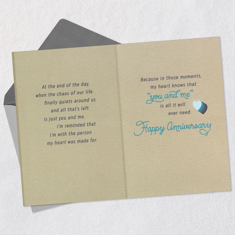 Hallmark My Home My Heart My Husband Anniversary Card