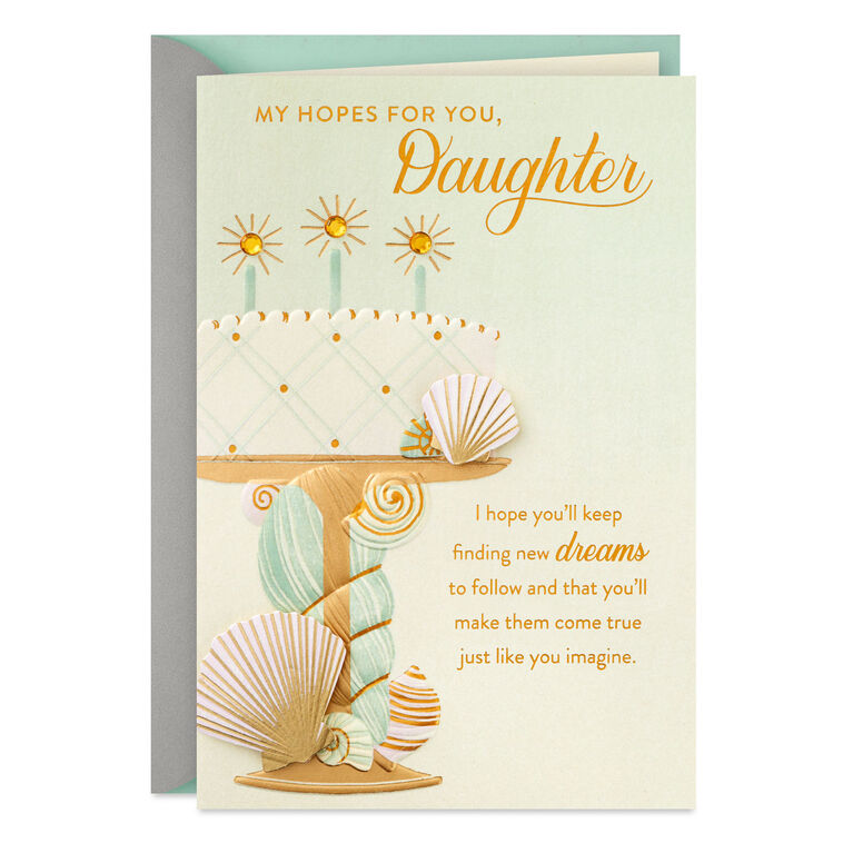 hallmark My Hopes for You Birthday Card for Daughter