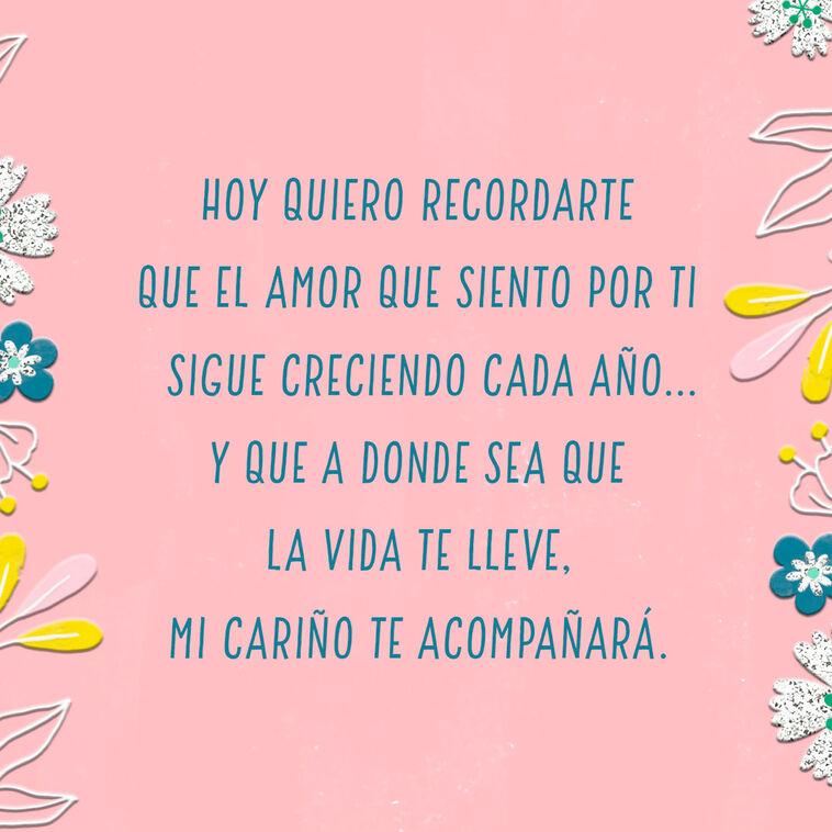 Hallmark My Love For You Grows Spanish-Language Birthday Card For Granddaughter