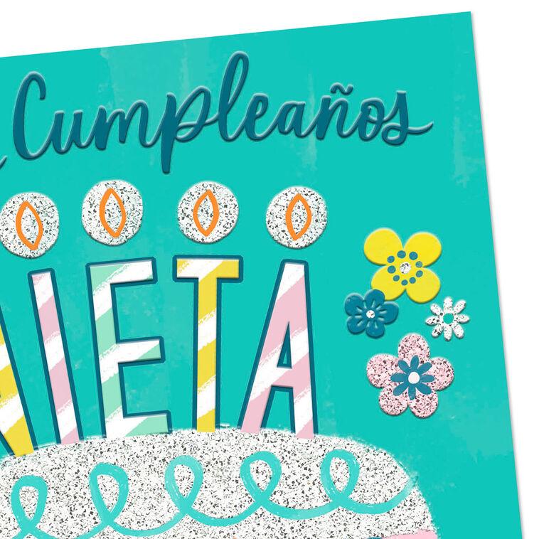 Hallmark My Love For You Grows Spanish-Language Birthday Card For Granddaughter