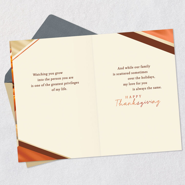 Hallmark My Love For You Is Constant Thanksgiving Card For Son